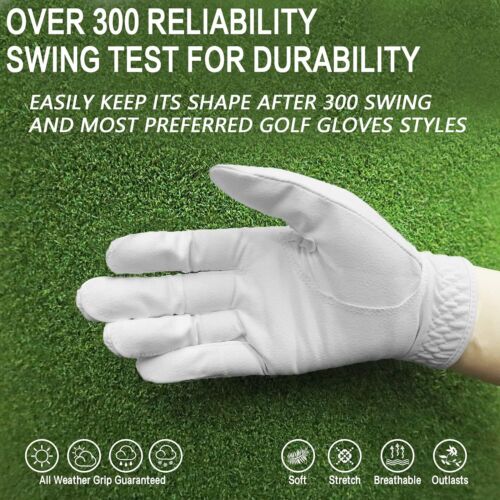 Damen Frauen Golf Regen Handschuhe Paar beide Hände oder 2er Pack linke rechte Hand US-Versand - Bild 4 von 12