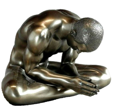 Body Talk erotische Figur Männerakt Skulptur Akt Mann - 20186B