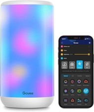 Govee RGBIC Table Lamp, Smart Lamp Work with Alexa, LED Lamp with Music Sync