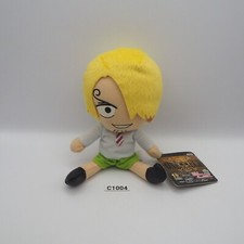 Sanji One Piece C1004 Banpresto 2009 Plush Stuffed 5" TAG Toy Doll Japan