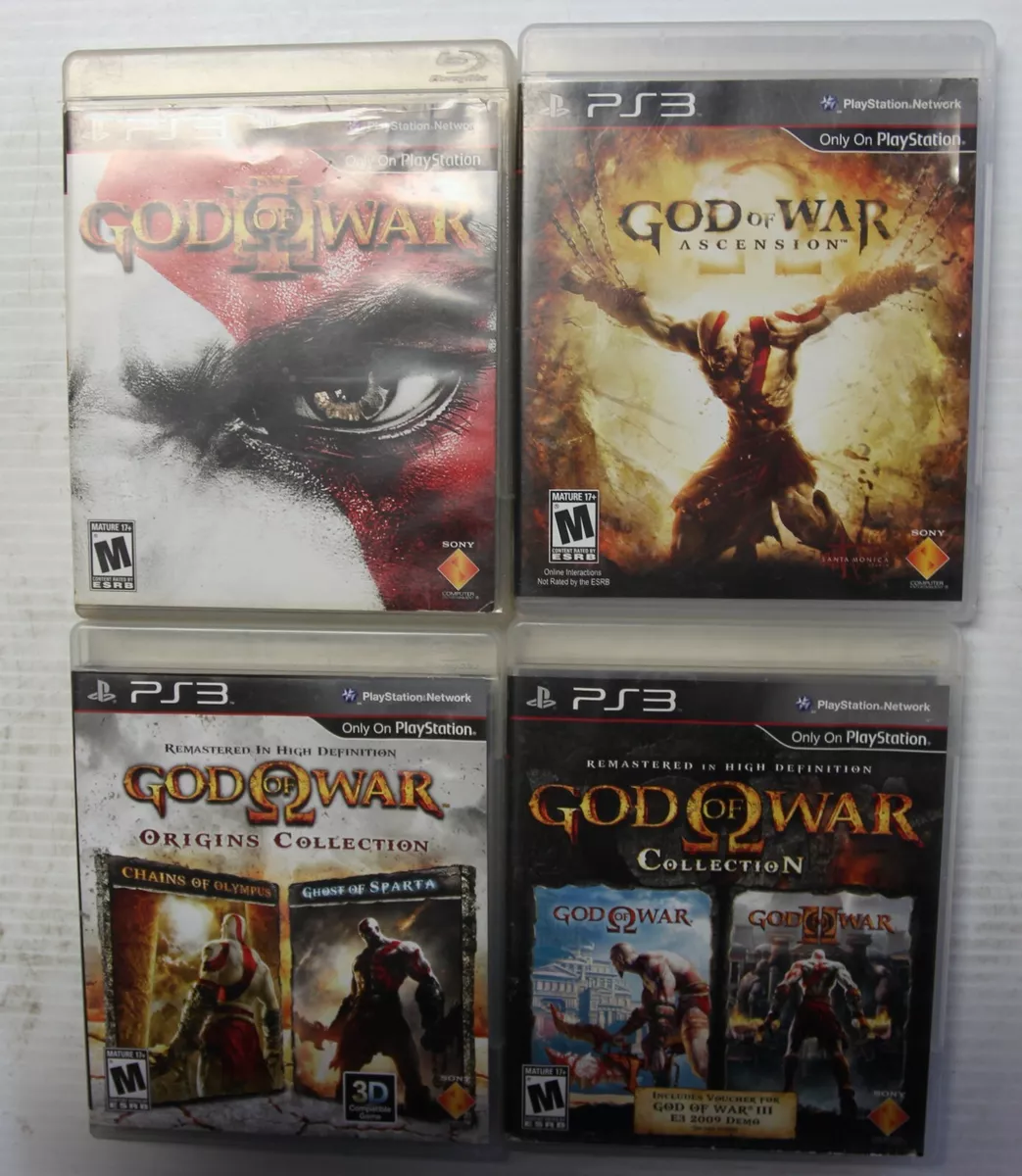 God of War PS3 Lot 4 Games Collection Collection | eBay