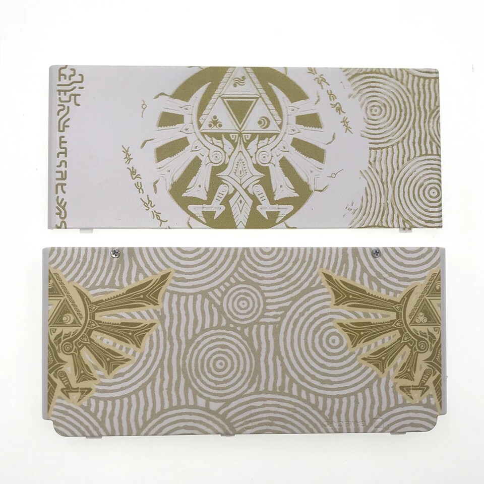 New Nintendo 3ds Zelda White Theme Outside Plates Replacement