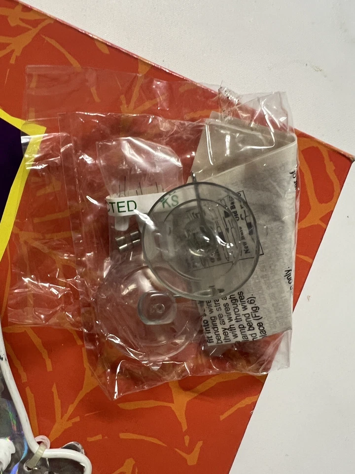 Decoración de ventana vintage Noma holográfica Halloween fantasma boo 100 luces 18 x 14 Foto 3 de 4