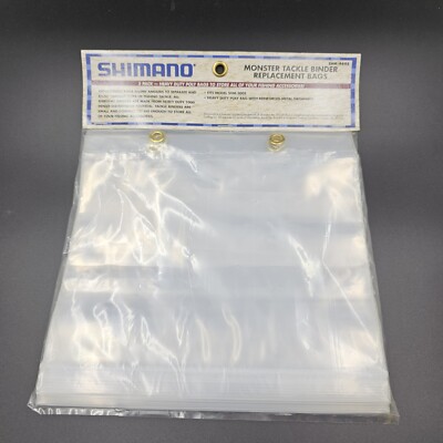 Shimano Monster Tackle Bait Binder Replacement Heavy Duty Poly Bags SHM-460S