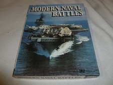 BOXED MODERN NAVAL BATTLES BOARDGAME COMPLETE VINTAGE GAME 3W 1989