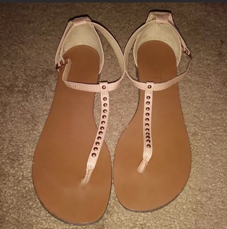 APL Sandali LOFT oro rosa cinturino a T taglia 6