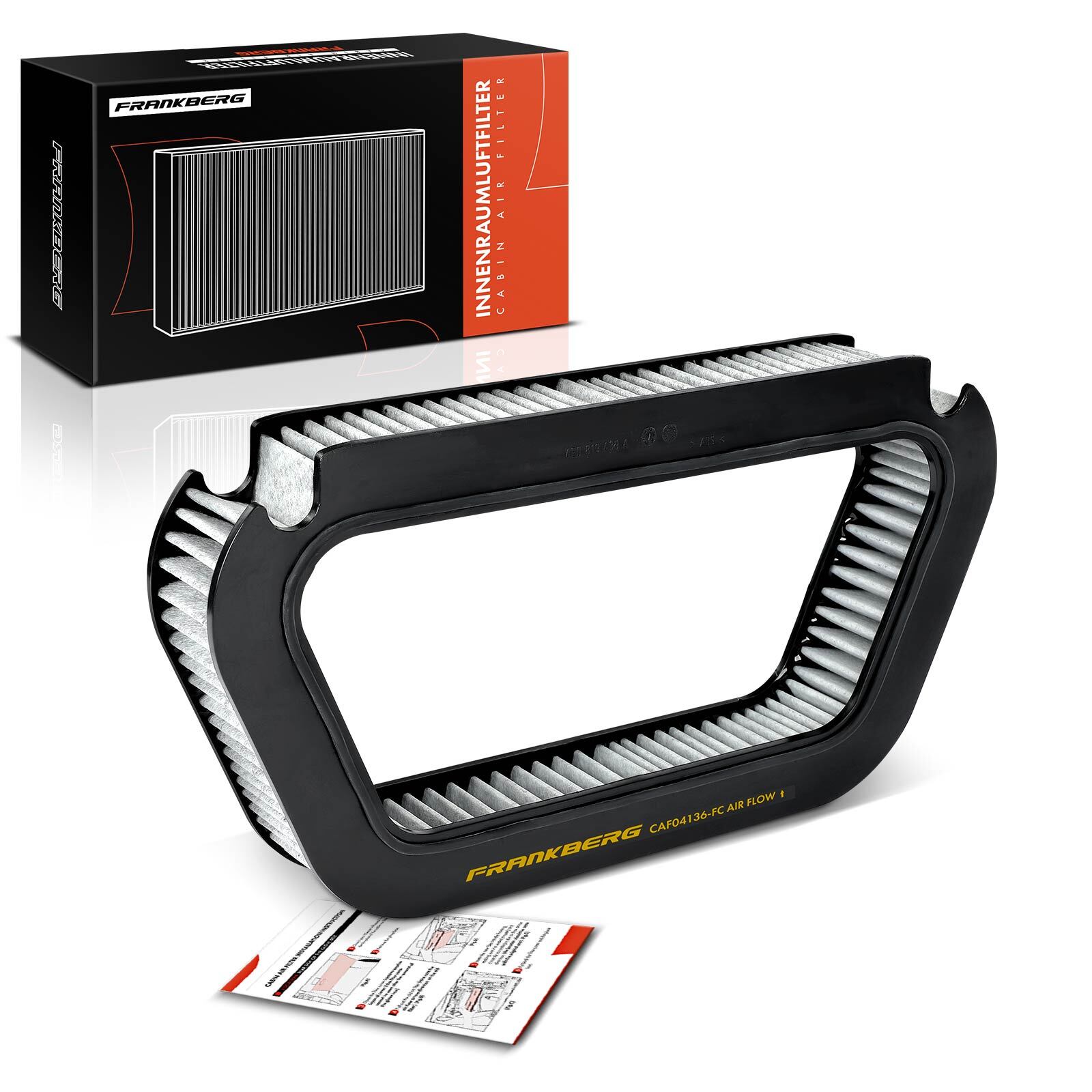 FRANKBERG Cabin Air Filter for Audi A8 Mk III 2002-2010 338499 CUK4136 LAK176010