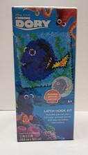 Disney Pixar Finding Dory Latch Hook Kit Canvas  Yarn Included 12" x 12" Unisex