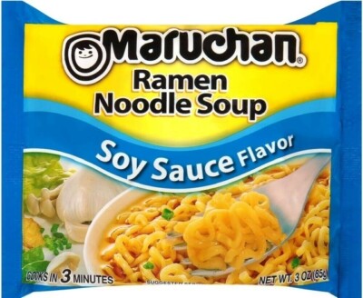 MARUCHAN TOP RAMEN NOODLE SOUP SOY SAUCE (ORIENTAL) FLAVOR 3OZ