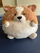 Squishables corgi dog plush stuffed animal large clean brown & white