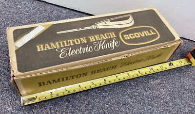 VINTAGE HAMILTON BEACH SCOVIL ELECTRIC KNIFE W/USER S MANUAL, (GB) 
