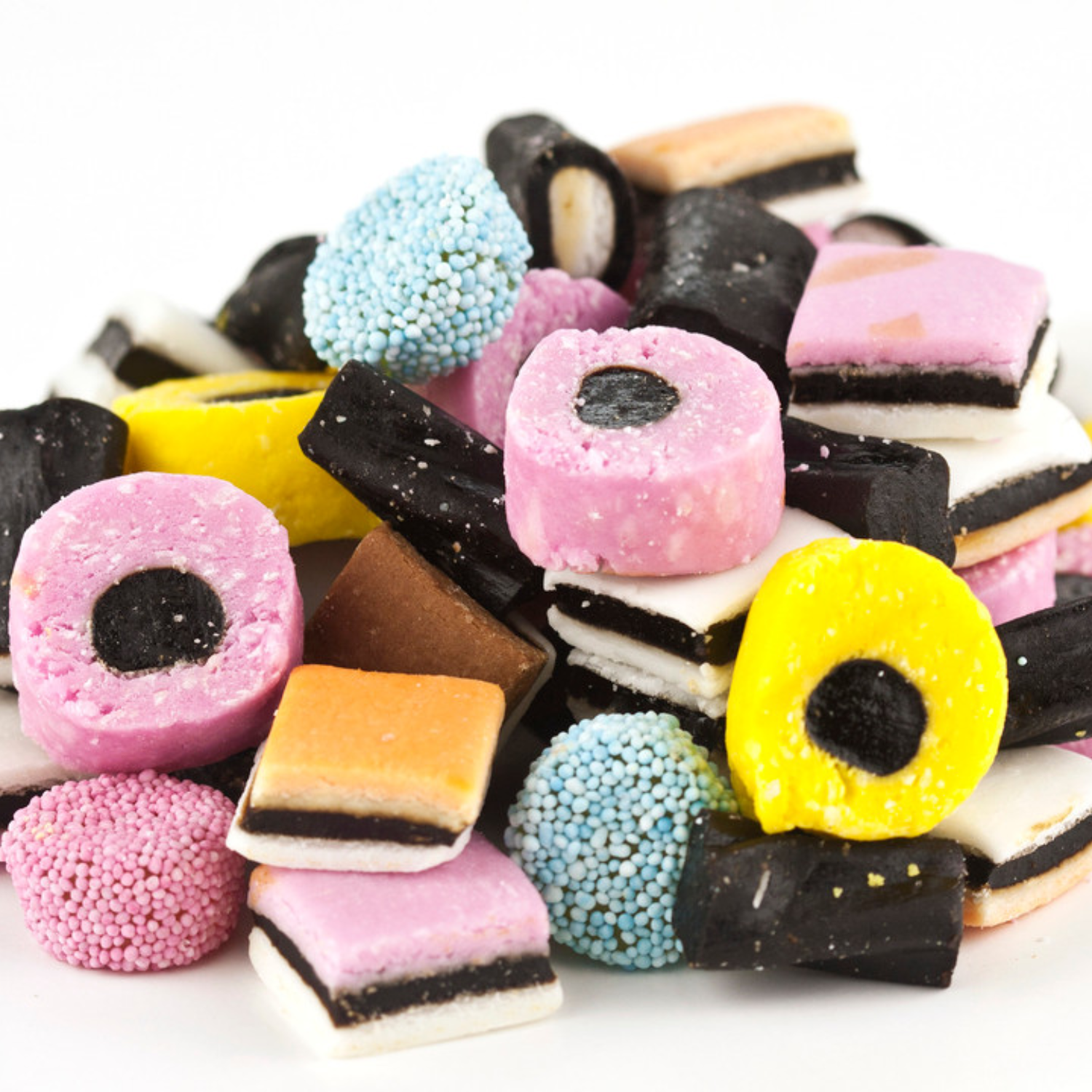 Licorice Allsorts Candy, 2 lbs Bulk Bag, Mix candy, Free shipping
