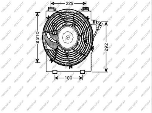 LüFter MotorküHlung Passend FüR Opel Corsa C F08 F68 Combo Tour W5L-image