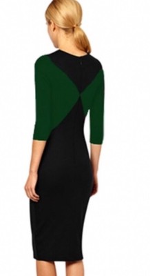 Black green pencil midi dress 3/4 sleeve small nwot | eBay Black green pencil midi dress 3/4 sleeve small nwot | eBay