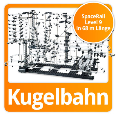 SpaceRail Kugelbahn Space Rail Murmelbahn Spacewarp Level 1 2 3 4 5 6 7 8 9