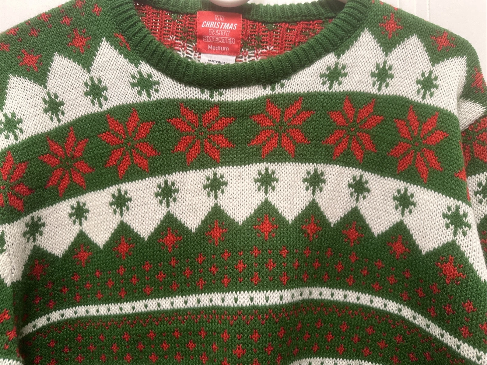 MY Xmas PARTY Nutcracker Unisex Women Men Pullover Sweater Acrylic Ugly Mediuim