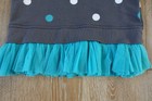 Mim Pi Girls Gray Polka Dot French Terry Sweatshirt Dress Size 11-12 EUC — photo 2