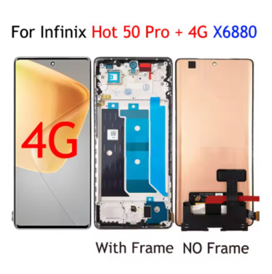 For Infinix Hot 50 Pro+ 4G X6880 OEM LCD Display Touch Screen Digitizer Assembly