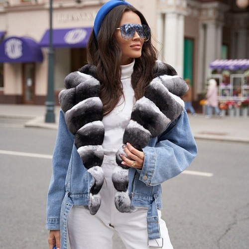 fur collar ebay