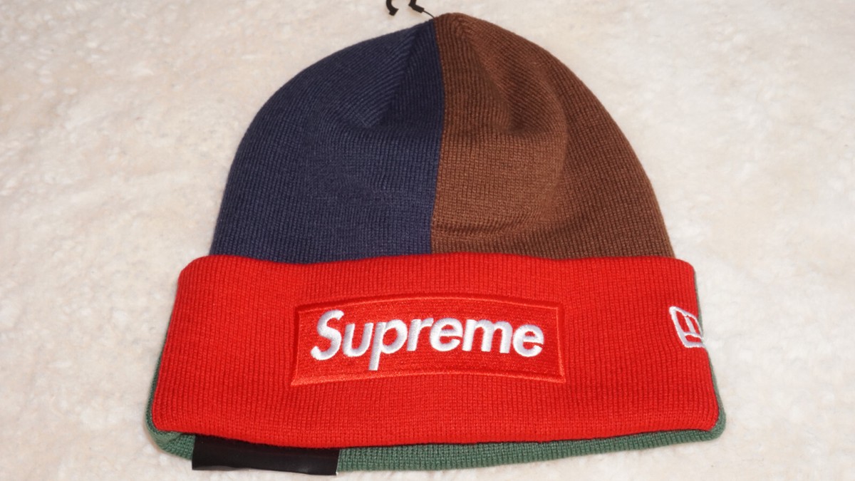 SUPREME New Era Box Logo Beanie FW24BN13 One Size | eBay