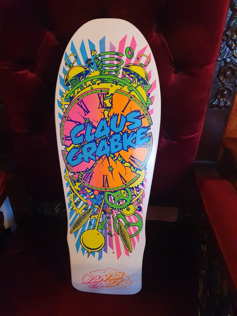 Santa Cruz Claus Grabke スケートボードデッキ Grabke All Around Reissue Skateboard Deck 9.89in x 30.94in
