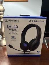 New In Unopened Box PDP LVL40 Wired Stereo Gaming Headset For PlayStation