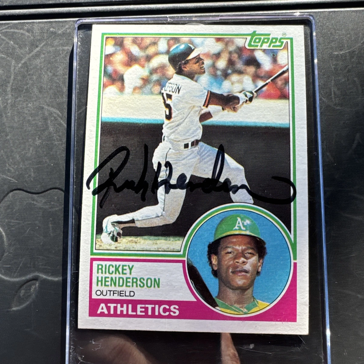 Rickey Henderson Baseball Original Autographed Sports Trading