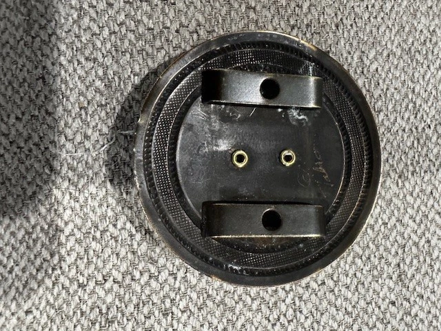 Cinturón Tabra Concho Grande 2 Pulgadas, Plata de Ley 925, Lágrima Turquesa Foto 3 de 3