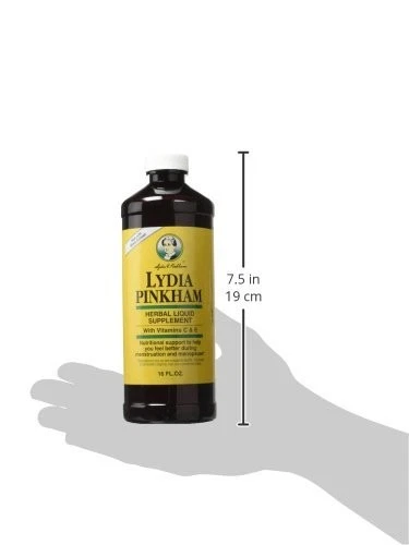 Suplemento herbal Lydia Pinkham 16 oz apoyo nutricional para la menopausia y la pe... Foto 4 de 4