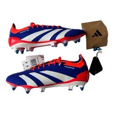 adidas Predator Elite Soft Ground Soccer Cleats Mens Size 8 IF6323 Blue