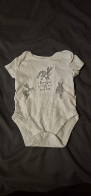 I Love You As High As I Can Hop Bunny Baby Grow Weste Body 0-3 Monate