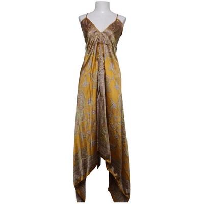 Varsha, Kleid, Größe: ONE SIZE, Gelb/Mehrfarbig, Polyester, Paisley, Damen #ede