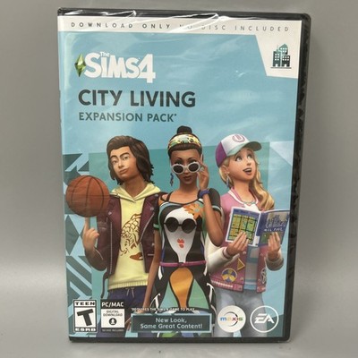New Sealed THE SIMS 4 City Living Expansion Pack (PC/Mac) Video Game No Disc