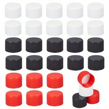 1set 60pcs 3 colors Plastic Bottle Caps Column Mixed color 26x17.5mm Inner