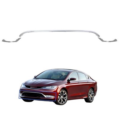 For 2015-2017 Chrysler 200 Applique 3PCS Front Center Bumper Trim Chrome