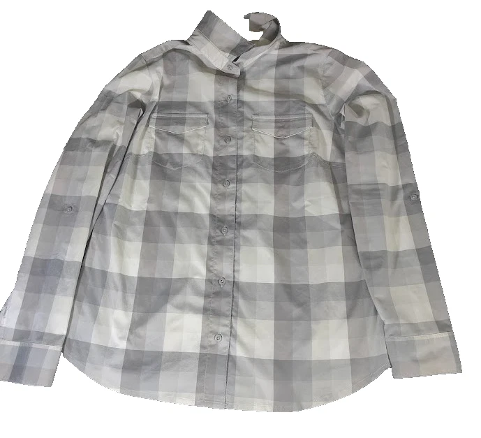 KUHL Woman’s Kamp White SZ S Button Up Sun Protection Small