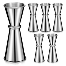 Dual-Sided Bartending Jigger 2 oz 1 oz Stainless Steel Shot Glass Measuring Cup
