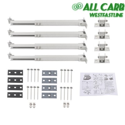 Solar Panel RV Tilt Mount Brackets Set 4 Packs Adjustable Angle for Roof Install