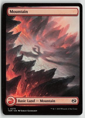 Mountain (0275) 275 Land Tarkir: Dragonstorm Magic: The Gathering Lightly Played