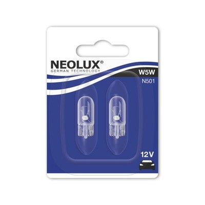 NEOLUX Standard W5W 5W 12V Sockel W21x95d Signalbeleuchtung u. Innenbeleuchtug