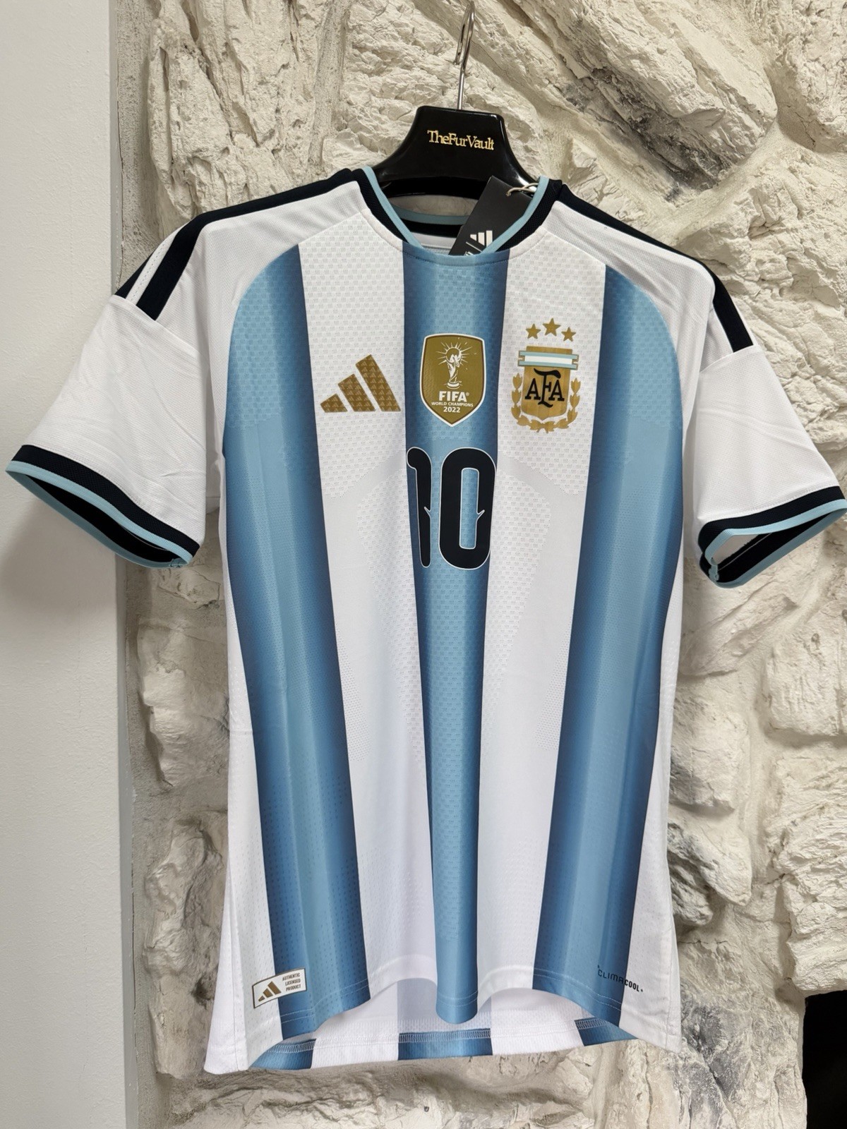 AUTHENTIC Adidas On Field 2026 Argentina 3-Star World Cup Jersey Lionel Messi M