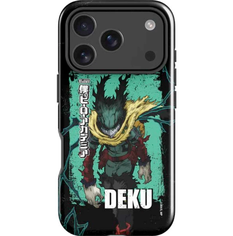 Hero Anime Dark Deku Season 6 iPhone Case