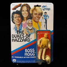 Mego Dukes of Hazard Boss Hogg Action Figure 3 3/4" New on Card 1981