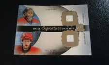 Cam Ward Eric Staal NHL 2013-14 The Cup Dual Signature Patches PROOF