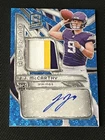 2024 PANINI SPECTRA JJ MCCARTHY ROOKIE ASPIRING NEON BLUE PATCH AUTO /50 RC SSP