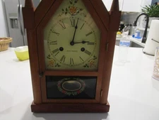 Vintage Seth Thomas  A200 Cottage Steeple 8-Day Keywound Clock (For Parts)