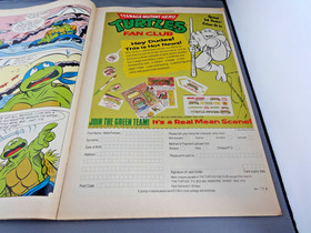 Teenage Mutant Hero Turtles Adventures Comic Issue 26 from 1991 - NES advert