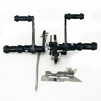 10cm Vorverlegte Fußrastenanlage für Kawasaki VN 900 Custom VN900 Classic Vulcan