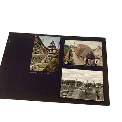 Vintage Dinkelsbühl Germany Scrapbook Pages Photo Postcards Rudolf Warnecke