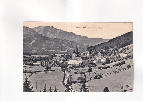F4109) MARIAZELL - Straße in den Ort mit Ötscher - 1911